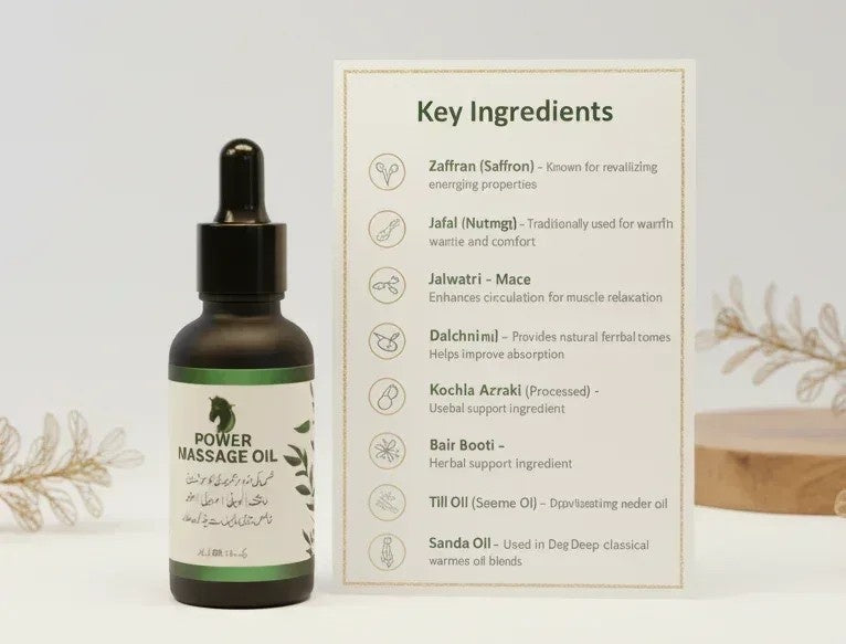 AL-Shiffa Herbal Power Massage Oil